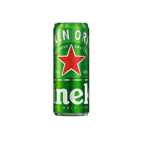 Heineken Lager Beer 33cl Can