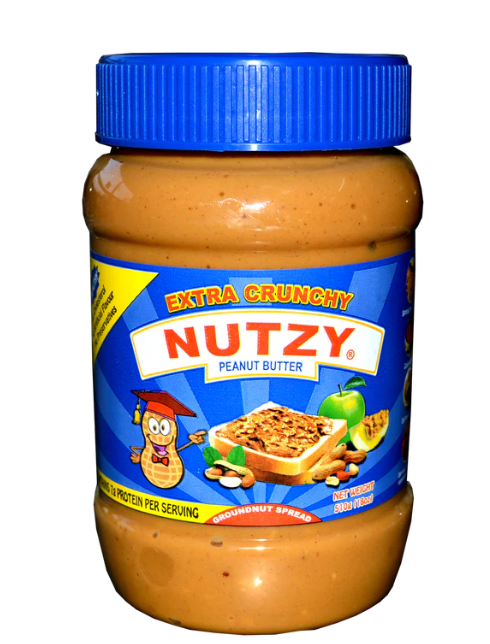 Nutzy Extra Crunchy Peanut Butter 510g
